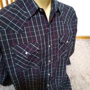 Vintage Ely Cattleman Western Shirt Large